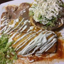 Mexico - Beef burrito and tostada with rice & beans for 10$