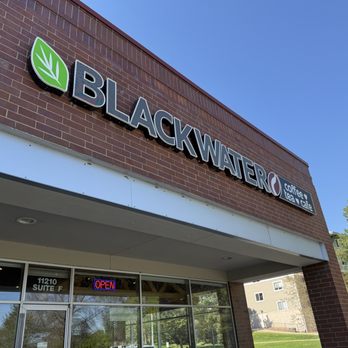 Blackwater Coffee & Cafe - Outside entrance - Coffee & Tea Near Me - Minnetonka, Minnesota