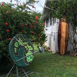 Satellite TV Hawaii - Directv Dish in Hawaii with custom paint