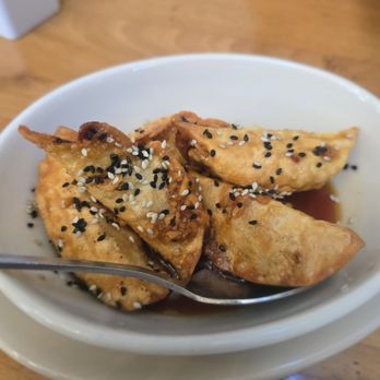 The Standard Pour - Pork Pot Stickers - Salad Near Me - Sonora, California The Standard Pour - Pork Pot Stickers - Salad Near Me - Sonora, California