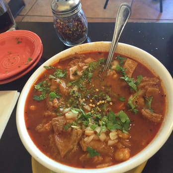 Rincon Norteno Cafe - Menudo with all the fixings - Mexican Near Me - Indio, California