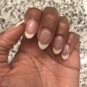 Champagne Nails - Powder dip French manicure by Tiffany - Nail Salons Near Me - Nashville, Tennessee Champagne Nails - Powder dip French manicure by Tiffany - Nail Salons Near Me - Nashville, Tennessee