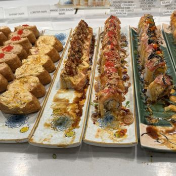 FOB Sushi Bar - A great assortment of sushi to pick from 6/7/24 - Sushi Bars Near Me - Seattle, Washington