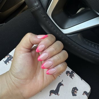 Twinkle Nails & Spa - Pink French Tip Acrylic - Nail Salons Near Me - San Diego, California Twinkle Nails & Spa - Pink French Tip Acrylic - Nail Salons Near Me - San Diego, California