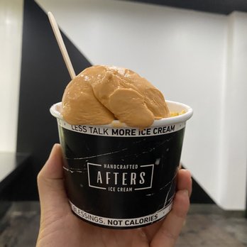 Afters Ice Cream - Thai tea + milk and cereal (on the bottom) - Ice Cream & Frozen Yogurt Near Me - Alhambra, California