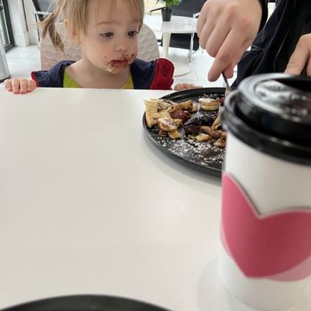 SALOMAY - Sweet Nutella Crepe enjoyed by a sweet little granddaughter. - Coffee & Tea Near Me - McKinney, Texas SALOMAY - Sweet Nutella Crepe enjoyed by a sweet little granddaughter. - Coffee & Tea Near Me - McKinney, Texas