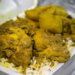 Freshland - Enough curry chicken for two meals. $4.88