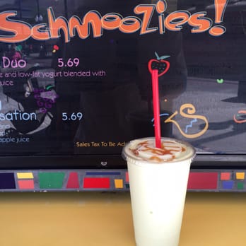 Schmoozies! - Carmel Apple smoothie Halloween special - Coffee & Tea Near Me - Anaheim, California Schmoozies! - Carmel Apple smoothie Halloween special - Coffee & Tea Near Me - Anaheim, California