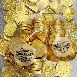 Juliet Chocolate Factory - Premium Chocolate Gold Coins all year.