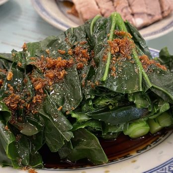 Chinatown BBQ - Gai lan with garlic - Barbeque Near Me - Vancouver, British Columbia