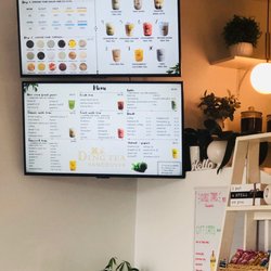 Ding Tea - Menu's
