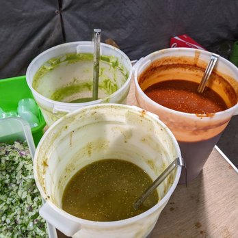 Tacos El Primo - Sauces - Food Stands Near Me - Los Angeles, California Tacos El Primo - Sauces - Food Stands Near Me - Los Angeles, California
