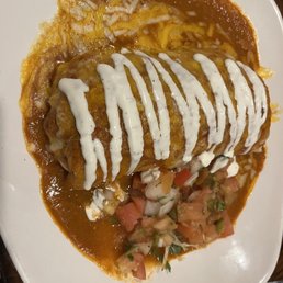 Seafood burrito Seafood burrito