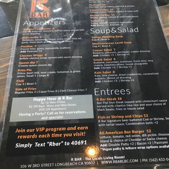 R Bar - Food - Salad Near Me - Long Beach, California R Bar - Food - Salad Near Me - Long Beach, California