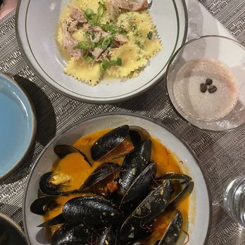 Fork Hill Kitchen - Ravioli special, saffron Mussels which were divine, and espresso martini - New American Near Me - Union City, New Jersey