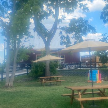 Seneca Stag Brewing - View from the yard to the barn - Brewpubs Near Me - Penn Yan, New York