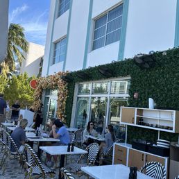 Exterior outside entrance of Bon Bouquet Cafe - Outside Patio - Miami Beach, Florida Exterior outside entrance of Bon Bouquet Cafe - Outside Patio - Miami Beach, Florida