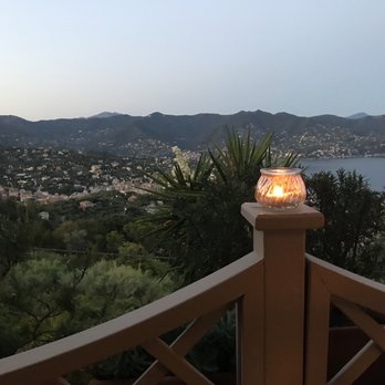 La Stalla Dei Frati - The beautiful view from our table at La Stalla. - Ligurian Near Me - Rapallo, GE