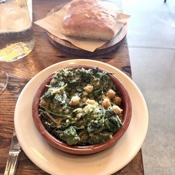Barcelona Wine Bar - Cheek peas and spinach caserola - Wine Bars Near Me - Houston, Texas