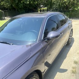 Ceramic tint on front windows and windshield Ceramic tint on front windows and windshield