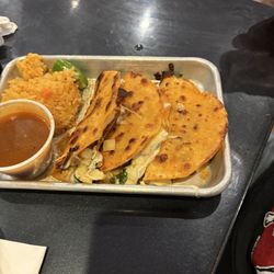 Green Ghost Tacos - Stewed beef tacos.
