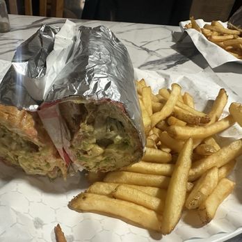 Ya Hala - Chicken S2. Chopped Cheese Sub with A1. Fries - Halal Near Me - Albany, New York Ya Hala - Chicken S2. Chopped Cheese Sub with A1. Fries - Halal Near Me - Albany, New York