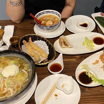 Ari Sushi - Nabeyaki Udon Soup, Hot Sake, shrimp tempura, Gyoza , Fried Calamari, and the deluxe sushi assortment. - Sushi Bars Near Me - New York, New York Ari Sushi - Nabeyaki Udon Soup, Hot Sake, shrimp tempura, Gyoza , Fried Calamari, and the deluxe sushi assortment. - Sushi Bars Near Me - New York, New York