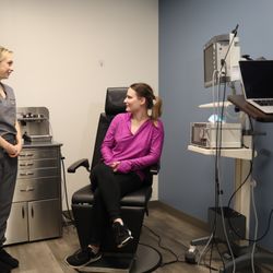 Capitol Breathe Free Sinus & Allergy Centers - Julie meeting with a patient