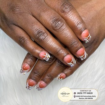 Cosmo Lux Nails and spa - &
(425) 777-6619
14300 SE Petrovitsky Rd B, Renton, WA 98058 - Nail Salons Near Me - Renton, Washington Cosmo Lux Nails and spa - &
(425) 777-6619
14300 SE Petrovitsky Rd B, Renton, WA 98058 - Nail Salons Near Me - Renton, Washington