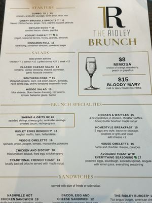 Menu photo 3 The Ridley Charlottesville, VA Menu photo 3 The Ridley Charlottesville, VA