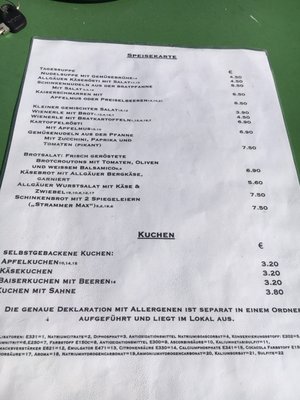 Menu photo 2 Cafe Breitenberg Oberstdorf, BY
