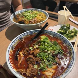 Mala soup and braised beef soup