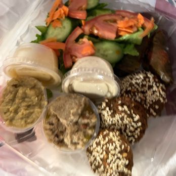 Mimi's Cafe - Middle eastern combination platter ($12.95) missing feta cheese! - Cafes Near Me - Pikesville, Maryland Mimi's Cafe - Middle eastern combination platter ($12.95) missing feta cheese! - Cafes Near Me - Pikesville, Maryland