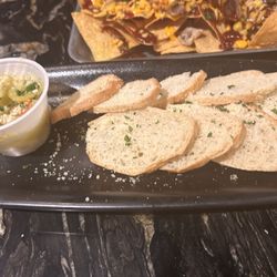 The Barrel Room at Five Points - Hot peppers with bread