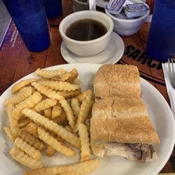 Worth Snack Shop - French dip or as it's listed on the menu beef sandwich