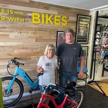 Y Not Cycling - The infamous Judy and current owner, Eric - Bikes Near Me - Mount Vernon, Ohio Y Not Cycling - The infamous Judy and current owner, Eric - Bikes Near Me - Mount Vernon, Ohio