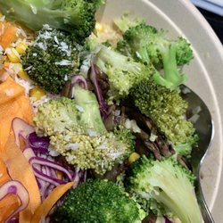 Freshii - More than half of the broccoli was yellow and brown; the mushrooms were cooked many days ago and borderline sour.