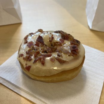 Donut Drop - Maple Bacon Ring Donut - Donuts Near Me - Schaumburg, Illinois