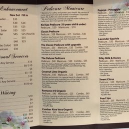 Service menu Service menu