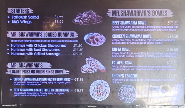 Menu photo 1 Mr Shawarma Birmingham, AL Menu photo 1 Mr Shawarma Birmingham, AL