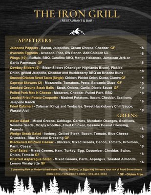 Menu photo 4 The Iron Grill Tonasket, WA