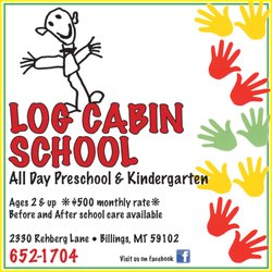 Log Cabin Day Care School - Preschool DayCare Pre-K Kindergarten Fun Summer Program