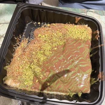 Chocolate Spot - Dubai Chocolate Crepe with added strawberries ~$19/20 - Desserts Near Me - Anaheim, California