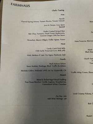 Menu photo 2 Farmhaus Restaurant Saint Louis, MO Menu photo 2 Farmhaus Restaurant Saint Louis, MO
