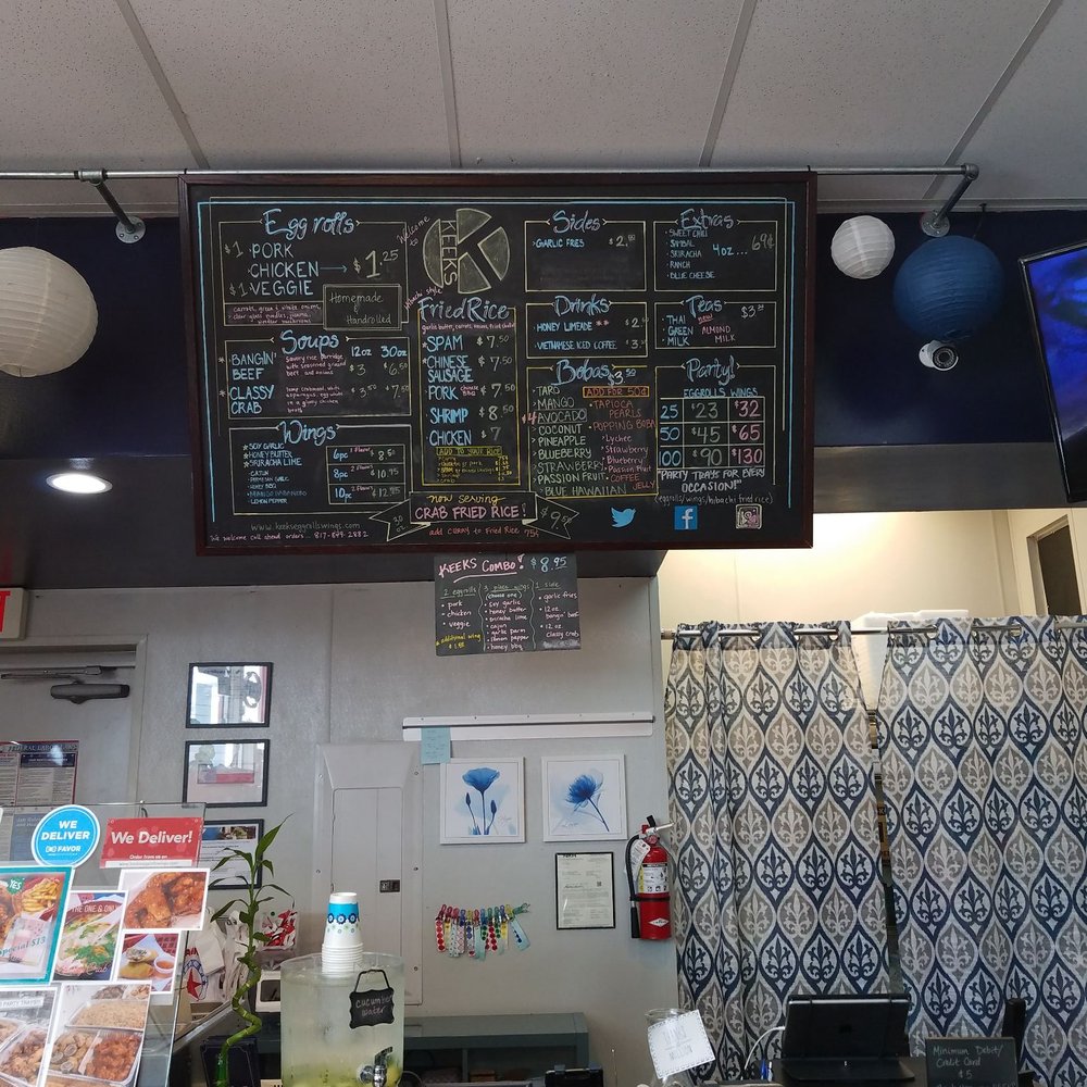 KEEKS Eggrolls & Wings - Best wings I've ever had period. - Asian Fusion Near Me - Keller, Texas KEEKS Eggrolls & Wings - Best wings I've ever had period. - Asian Fusion Near Me - Keller, Texas