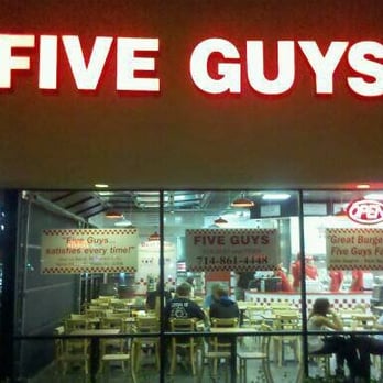 Five Guys - open til 10pm! - Burgers Near Me - Huntington Beach, California Five Guys - open til 10pm! - Burgers Near Me - Huntington Beach, California