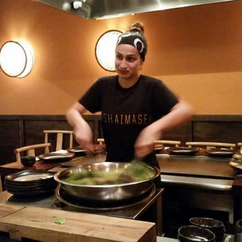 Aoki Teppanyaki - Abbey, our salad spinner - Sushi Bars Near Me - Miami, Florida Aoki Teppanyaki - Abbey, our salad spinner - Sushi Bars Near Me - Miami, Florida