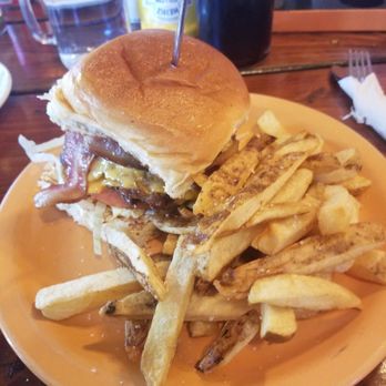 Burger Club - Double all American burger w/ fries - Burgers Near Me - Astoria, New York Burger Club - Double all American burger w/ fries - Burgers Near Me - Astoria, New York