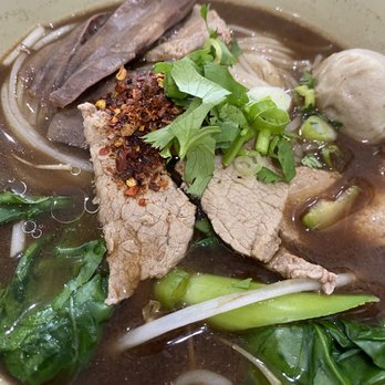 Ras Noodle - Boat noodle soup (small) - Thai Near Me - Los Angeles, California Ras Noodle - Boat noodle soup (small) - Thai Near Me - Los Angeles, California