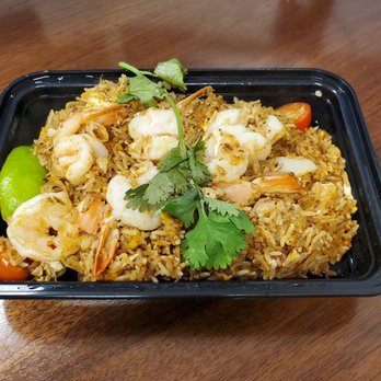 Baan Siam - Tom Yum Fried Rice with shrimp (take out order) - Thai Near Me - Washington, DC, District of Columbia Baan Siam - Tom Yum Fried Rice with shrimp (take out order) - Thai Near Me - Washington, DC, District of Columbia